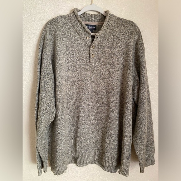 Woolrich Mens Khaki Sweater - Picture 1 of 8